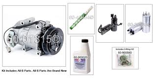 1996 - 2002 Jeep Cherokee AC Compressor Free AC Kit  2 Years Warranty Sanden 4691 55036340 55037205AG 55037205AH 55037205AI